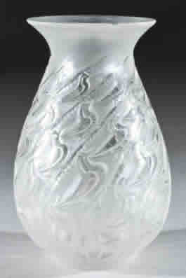 R. Lalique Canards Vase