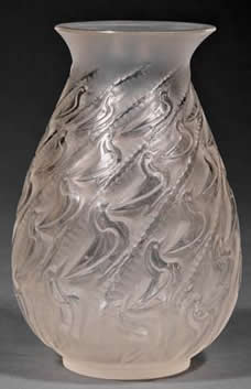 R. Lalique Canards Vase
