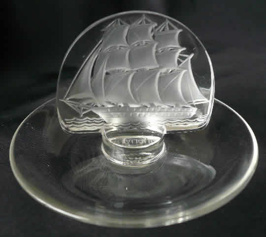 R. Lalique Caravelle Ashtray