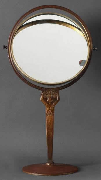 Rene Lalique Caryatid-2 Mirror