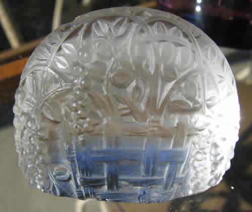 Rene Lalique Cassis Menu Holder