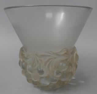 R. Lalique Cerises Vase