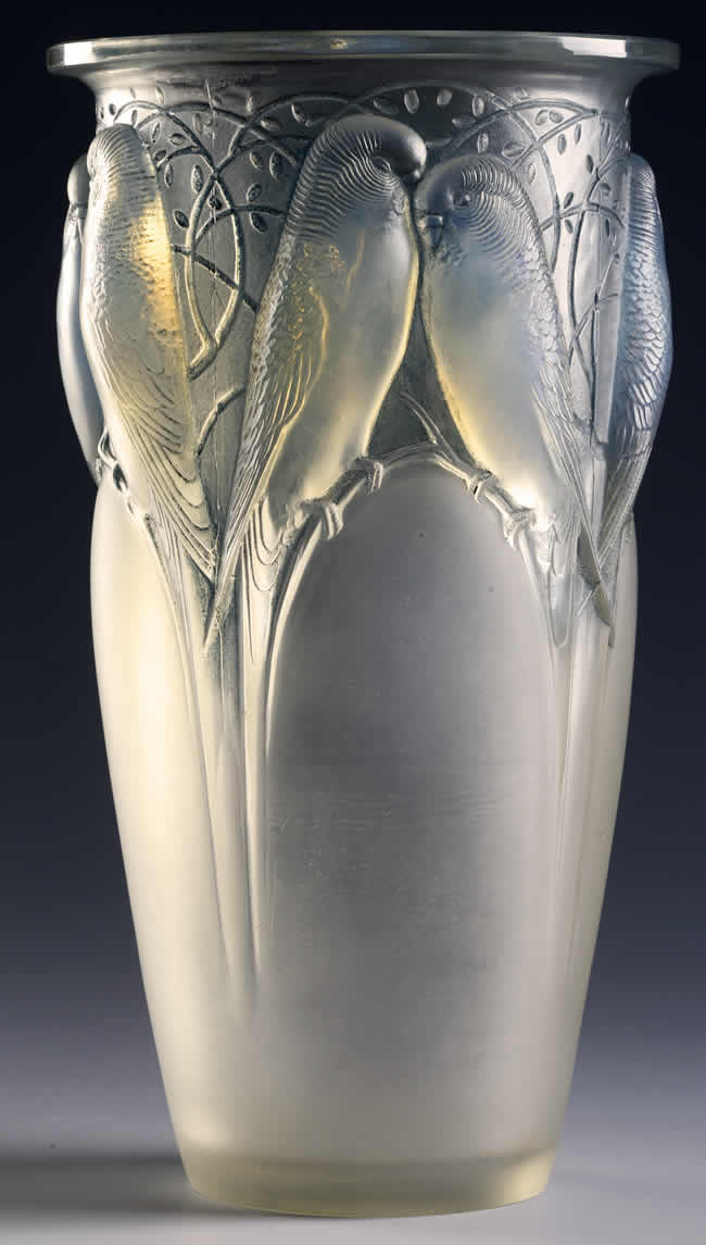 R. Lalique Ceylan Vase