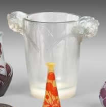R. Lalique Chamarande Vase