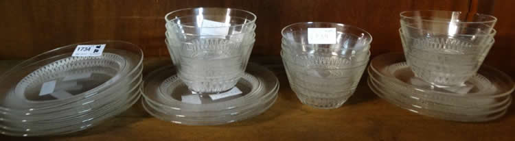 R. Lalique Champigny Tableware