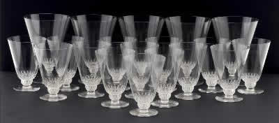 R. Lalique Champigny Tableware