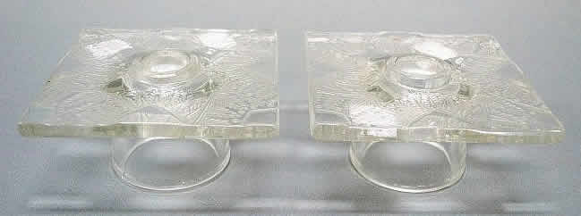 R. Lalique Chantilly Candleholder