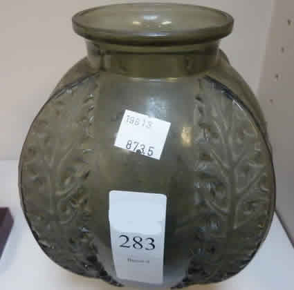 R. Lalique Chardons Vase