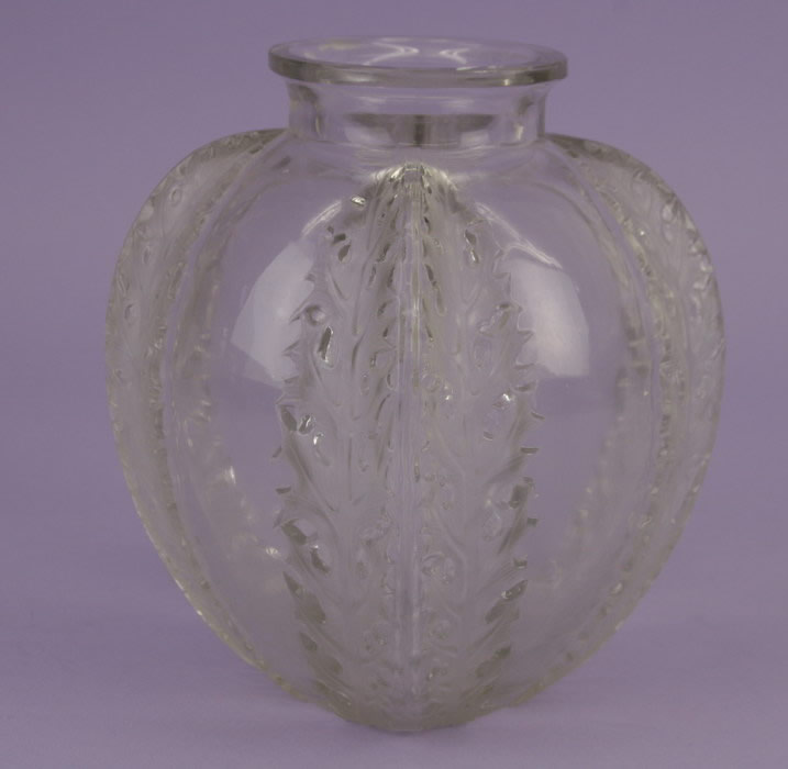 R. Lalique Chardons Vase