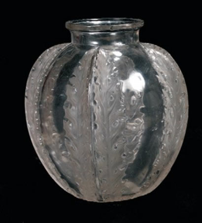Rene Lalique Chardons Vase