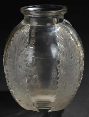R. Lalique Chardons Vase