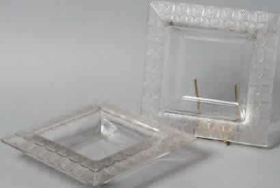R. Lalique Charme Square Bowl