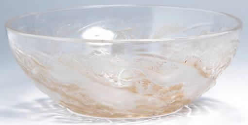 R. Lalique Chasse Chiens Bowl