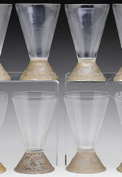 R. Lalique Chasse Chiens Glass