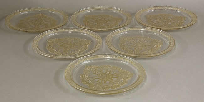 R. Lalique Chasse Chiens Plate