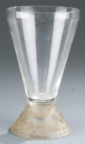 R. Lalique Chasse Chiens Glass