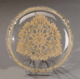 R. Lalique Chasse Chiens Plate