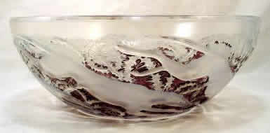 R. Lalique Chiens Bowl