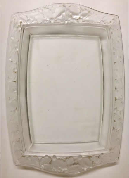 R. Lalique Chene Platter