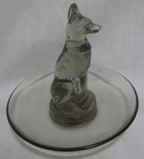 R. Lalique Chien Ashtray
