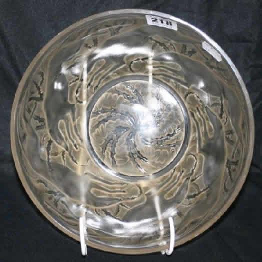 R. Lalique Chiens Bowl