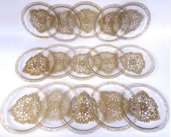 R. Lalique Chiens Plate