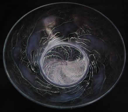 R. Lalique Chiens Bowl