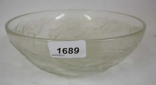 R. Lalique Chiens Bowl
