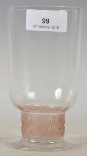 Rene Lalique Chinon Glass 