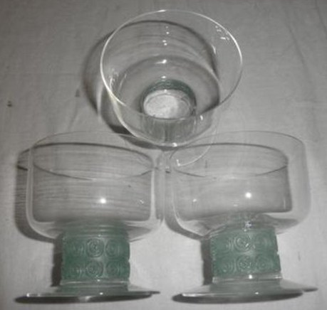Rene Lalique Chinon Stemware 