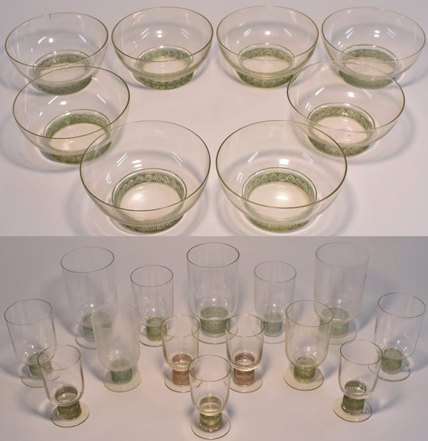 R. Lalique Chinon Tableware
