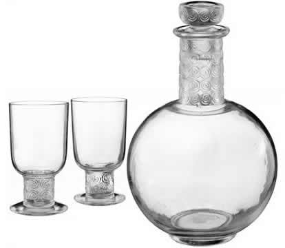 R. Lalique Chinon Tableware