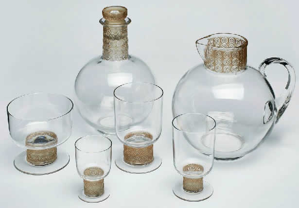 R. Lalique Chinon Tableware