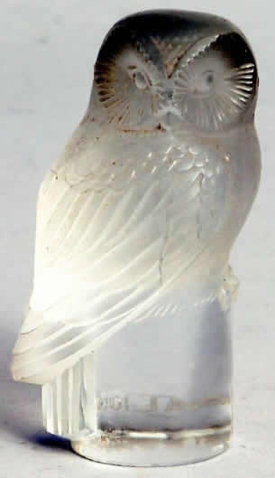 R. Lalique Chouette Paperweight
