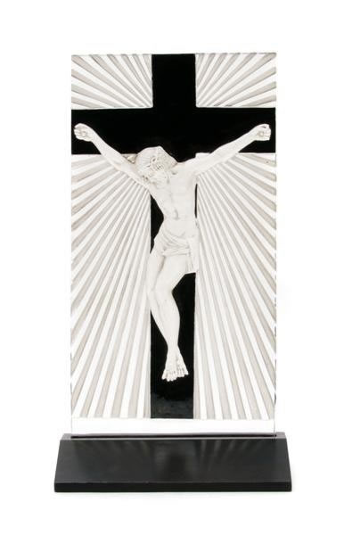 R. Lalique Jesus Statue