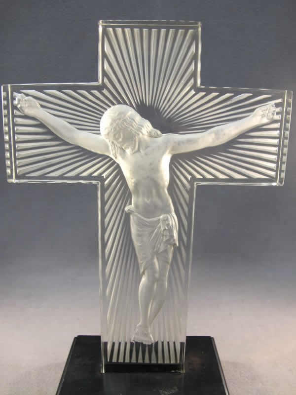 R. Lalique Christ Statue