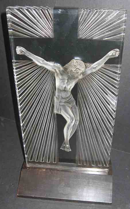 R. Lalique Jesus Statue