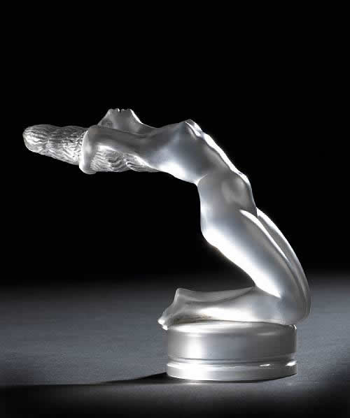 R. Lalique Chrysis Hood Ornament