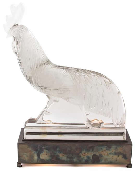 R. Lalique Coq De Jungle Decoration