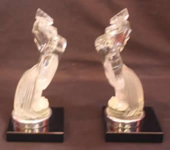 R. Lalique Coq Houdan Bookend