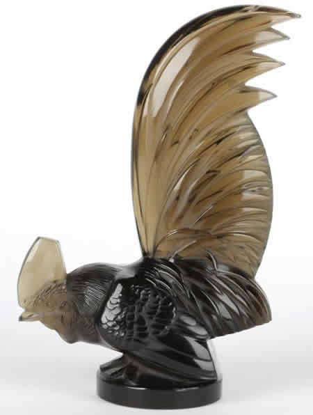 R. Lalique Coq Nain Car Mascot