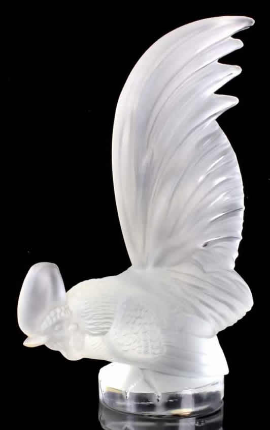 R. Lalique Coq Nain Car Mascot