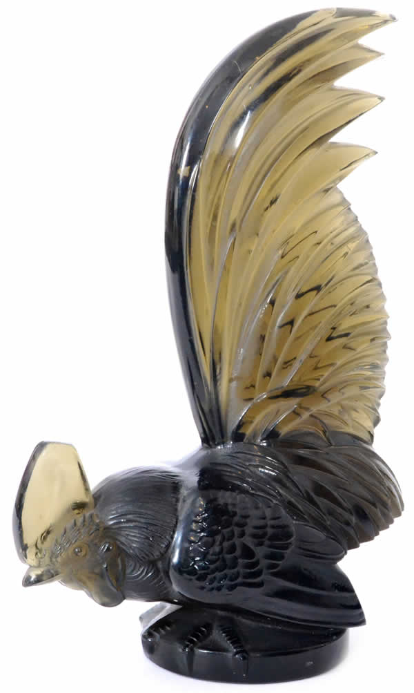 R. Lalique Coq Nain Car Mascot