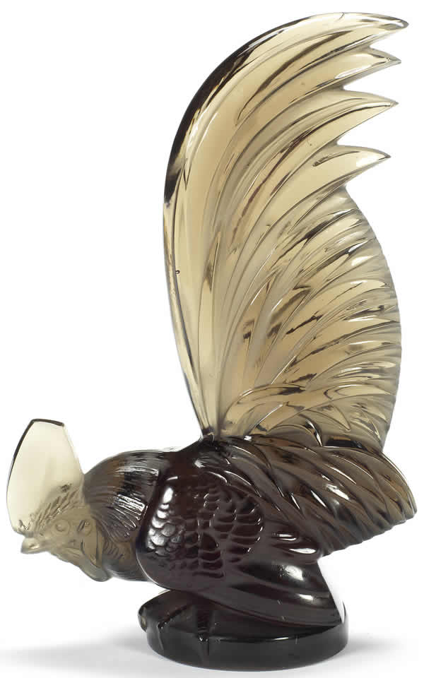 R. Lalique Coq Nain Car Mascot