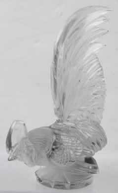 R. Lalique Coq Nain Car Mascot