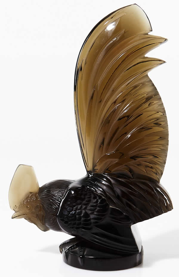 R. Lalique Coq Nain Car Mascot