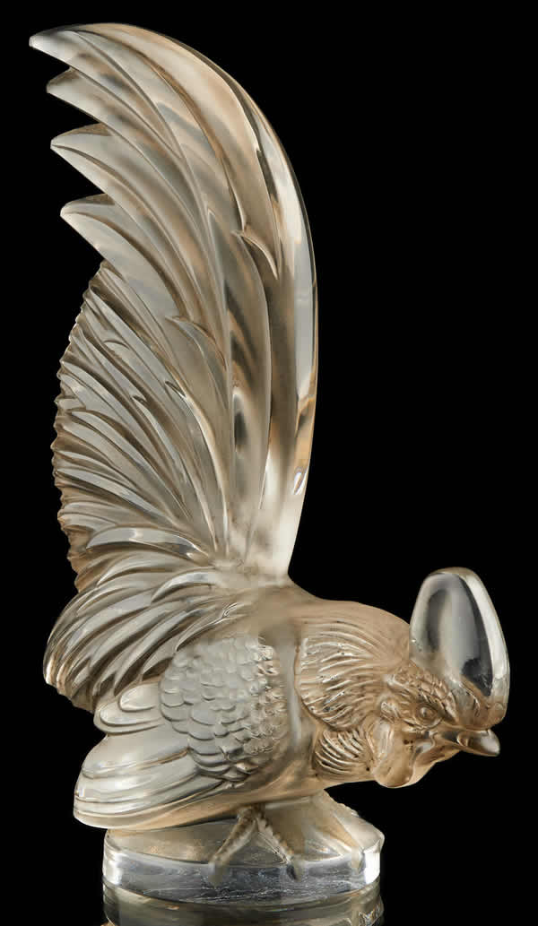 R. Lalique Coq Nain Mascot