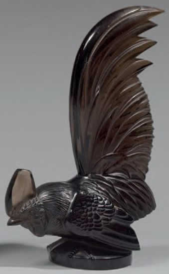 R. Lalique Coq Nain Mascotte