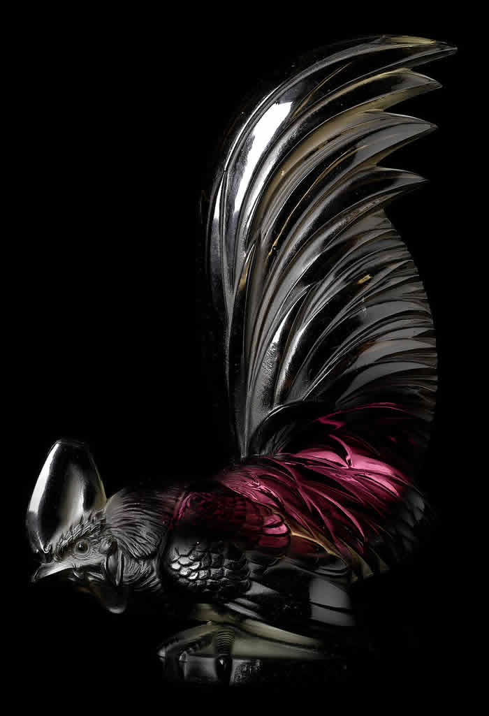 R. Lalique Coq Nain Car Mascot