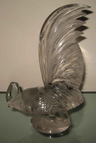 R. Lalique Coq Nain Car Mascot